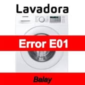 Error E01 Lavadora Balay