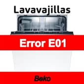 Error E01 Lavavajillas Beko