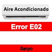 Error E02 Aire acondicionado Sanyo