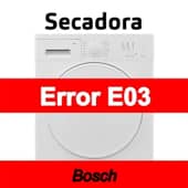 Error E03 Secadora Bosch