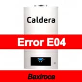 Error E04 Caldera Baxiroca