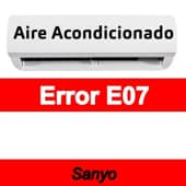 Error E07 Aire acondicionado Sanyo
