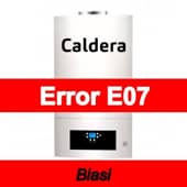 Error E07 Caldera Biasi