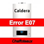 Error E07 Caldera Chaffoteaux