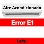 Error E1 Aire acondicionado Daitsu