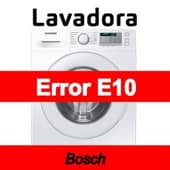 Error E10 Lavadora Bosch