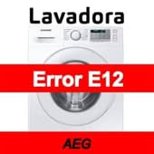Error E12 Lavadora AEG