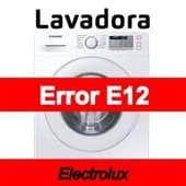 Error E12 Lavadora Electrolux