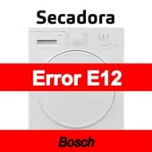 Error E12 Secadora Bosch