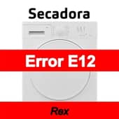 Error E12 Secadora Rex