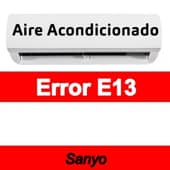 Error E13 Aire acondicionado Sanyo