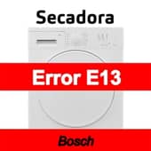 Error E13 Secadora Bosch