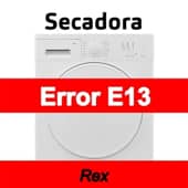 Error E13 Secadora Rex