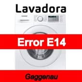 Error E14 Lavadora Gaggenau