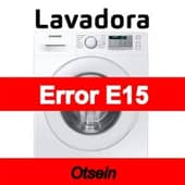 Error E15 Lavadora Otsein