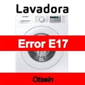 Error E17 Lavadora Otsein