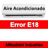 Error E18 Aire acondicionado Mitsubishi Industries