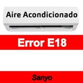 Error E18 Aire acondicionado Sanyo