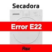 Error E22 Secadora Rex