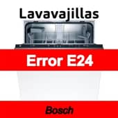 Error E24 Lavavajillas Bosch