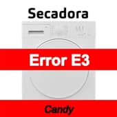 Error E3 Secadora Candy