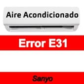 Error E31 Aire acondicionado Sanyo