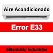 Error E33 Aire acondicionado Mitsubishi Industries