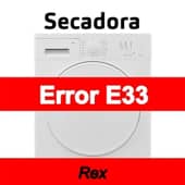 Error E33 Secadora Rex