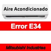 Error E34 Aire acondicionado Mitsubishi Industries