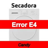 Error E4 Secadora Candy