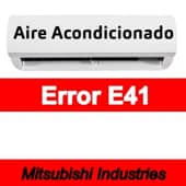 Error E41 Aire acondicionado Mitsubishi Industries
