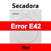 Error E42 Secadora Rex