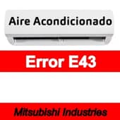 Error E43 Aire acondicionado Mitsubishi Industries