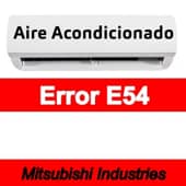 Error E54 Aire acondicionado Mitsubishi Industries