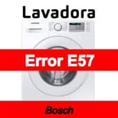 Error E57 Lavadora Bosch