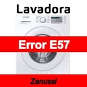 Error E57 Lavadora Zanussi