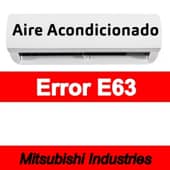 Error E63 Aire acondicionado Mitsubishi Industries