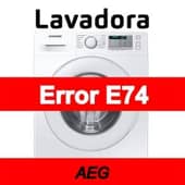 Error E74 Lavadora AEG