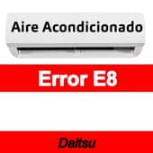 Error E8 Aire acondicionado Daitsu