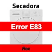 Error E83 Secadora Rex