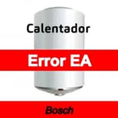 Error EA Calentador Bosch