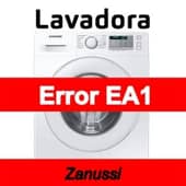 Error EA1 Lavadora Zanussi