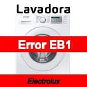 Error EB1 Lavadora Electrolux