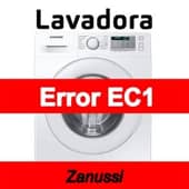 Error EC1 Lavadora Zanussi