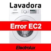 Error EC2 Lavadora Electrolux