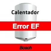 Error EF Calentador Bosch