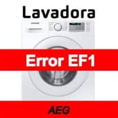 Error EF1 Lavadora AEG