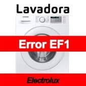 Error EF1 Lavadora Electrolux