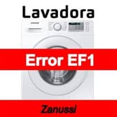 Error EF1 Lavadora Zanussi