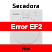 Error EF2 Secadora Rex